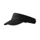 Malfini Sunvisor - Enyhén hajlított felső rész, műanyag kapoccsal állítható unisex napellenző - Fekete