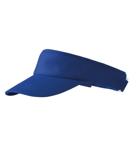 Malfini Sunvisor - Enyhén hajlított felső rész, műanyag kapoccsal állítható unisex napellenző - Királykék