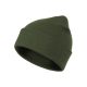 Beanie - Bordás kötésű unisex téli sapka - Khaki