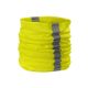 Rimeck HV Twister - Körkörös szabású,  gyorsan száradó fluoreszkáló anyag, fényvisszaverő csíkok, többcélú használatú unisex kendő - Fluoreszkáló sárga