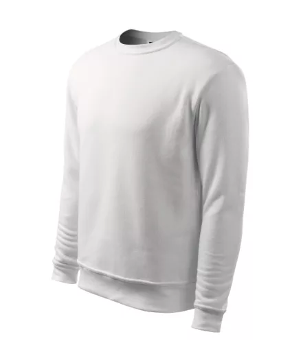 Malfini Essential - Kerek nyakú, bolyhos belsős gyerek pulóver - Fehér - 146 cm/10 éves