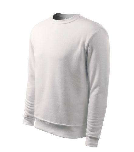 Malfini Essential - Kerek nyakú, bolyhos belsős férfi pulóver - Fehér - 3XL