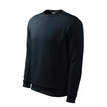   Malfini Essential - Kerek nyakú, bolyhos belsős gyerek pulóver - Tengerészkék - 146 cm/10 éves