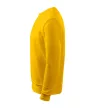 Malfini Essential - Kerek nyakú, bolyhos belsős férfi pulóver - Sárga - 3XL