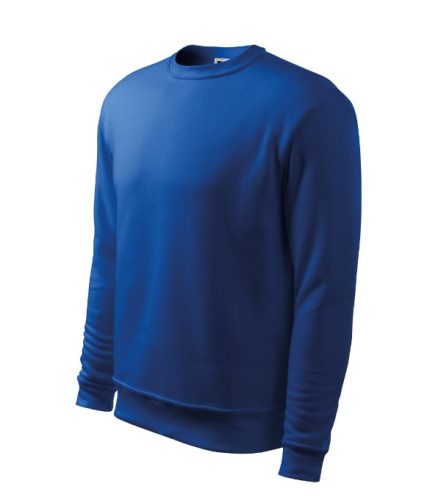 Malfini Essential - Kerek nyakú, bolyhos belsős férfi pulóver - Királykék - 3XL