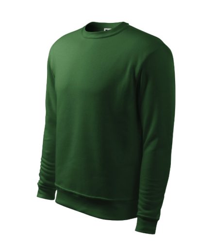 Malfini Essential - Kerek nyakú, bolyhos belsős férfi pulóver - Üvegzöld - 2XL