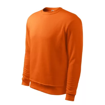   Malfini Essential - Kerek nyakú, bolyhos belsős férfi pulóver - Narancssárga - XL
