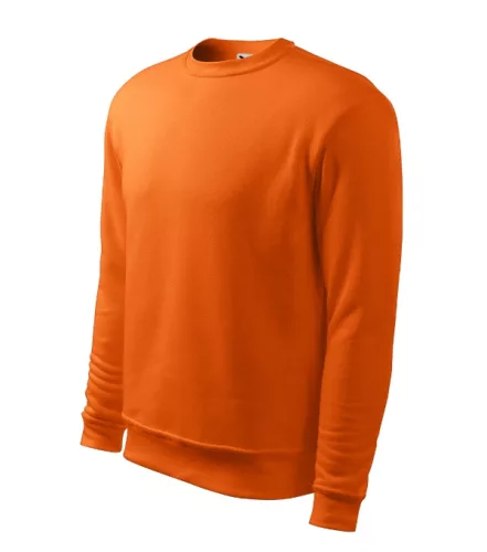 Malfini Essential - Kerek nyakú, bolyhos belsős férfi pulóver - Narancssárga - 2XL