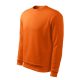 Malfini Essential - Kerek nyakú, bolyhos belsős férfi pulóver - Narancssárga - 2XL