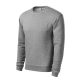 Malfini Essential - Kerek nyakú, bolyhos belsős férfi pulóver - Sötétszürke melírozott - 3XL
