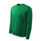 Malfini Essential - Kerek nyakú, bolyhos belsős férfi pulóver - Fűzöld - 3XL