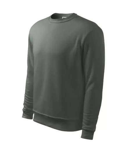 Malfini Essential - Kerek nyakú, bolyhos belsős gyerek pulóver - Sötét palakő - 146 cm/10 éves