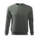 Malfini Essential - Kerek nyakú, bolyhos belsős férfi pulóver - Sötét palakő - 2XL