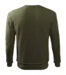 Malfini Essential - Kerek nyakú, bolyhos belsős férfi pulóver - Military - S