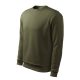 Malfini Essential - Kerek nyakú, bolyhos belsős férfi pulóver - Military - 2XL