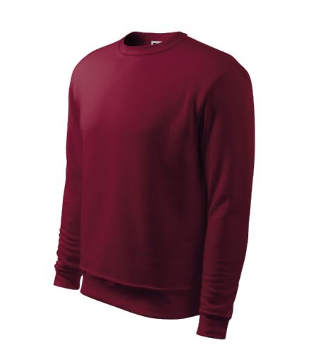 Malfini Essential - Kerek nyakú, bolyhos bels?s gyerek pulóver - Garnet - 146 cm/10 éves