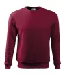 Malfini Essential - Kerek nyakú, bolyhos belsős férfi pulóver - Garnet - L