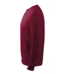 Malfini Essential - Kerek nyakú, bolyhos belsős férfi pulóver - Garnet - L