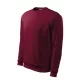 Malfini Essential - Kerek nyakú, bolyhos belsős férfi pulóver - Garnet - XL