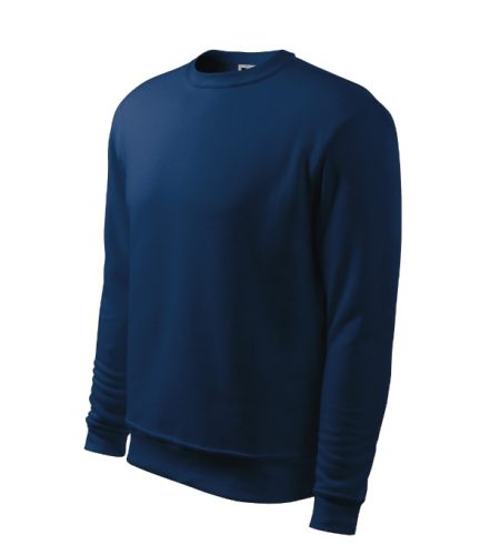 Malfini Essential - Kerek nyakú, bolyhos bels?s gyerek pulóver - Éjkék - 146 cm/10 éves