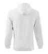 Malfini Trendy Zipper - Műanyag cipzáras, zsebes, bolyhos belsős férfi pulóver - Fehér - 2XL