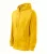 Malfini Trendy Zipper - Műanyag cipzáras, zsebes, bolyhos belsős férfi pulóver - Sárga - XL