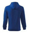 Malfini Trendy Zipper - Műanyag cipzáras, zsebes, bolyhos belsős férfi pulóver - Királykék - 2XL