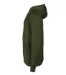Malfini Trendy Zipper - Műanyag cipzáras, zsebes, bolyhos belsős férfi pulóver - Military - 3XL