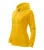 Malfini Trendy Zipper - Műanyag cipzáras, zsebes, bolyhos belsős női pulóver - Sárga - 2XL