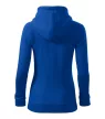 Malfini Trendy Zipper - Műanyag cipzáras, zsebes, bolyhos belsős női pulóver - Királykék - XS