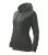 Malfini Trendy Zipper - Műanyag cipzáras, zsebes, bolyhos belsős női pulóver - Sötét palakő - 2XL