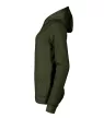 Malfini Trendy Zipper - Műanyag cipzáras, zsebes, bolyhos belsős női pulóver - Military - M