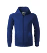Malfini Trendy Zipper - Műanyag cipzáras, zsebes, bolyhos belsős gyerek pulóver - Királykék - 134 cm/8 éves