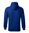 Malfini Cape - Kapucnis, kenguru zsebes, bolyhos belsős férfi pulóver - Királykék - 4XL