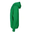Malfini Cape - Kapucnis, kenguru zsebes, bolyhos belsős férfi pulóver - Fűzöld - 2XL