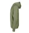 Malfini Cape - Kapucnis, kenguru zsebes, bolyhos belsős férfi pulóver - Világos khaki - XL