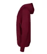 Malfini Cape - Kapucnis, kenguru zsebes, bolyhos belsős férfi pulóver - Garnet - L