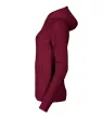 Malfini Cape - Kapucnis, kenguru zsebes, bolyhos belsős női pulóver - Garnet - S