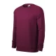 Malfini Merger - Egyenes szabású férfi pulóver - Melírozott vörös szilva - L