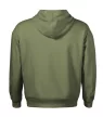 Malfini Moon - Laza szabású, kapucnis, rejtett kenguru zsebes férfi pulóver - Khaki - 3XL