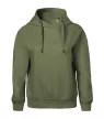 Malfini Moon - Laza szabású, kapucnis, rejtett kenguru zsebes női pulóver - Khaki - XL