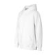 Malfini Chill - Laza szabású, kapucnis, kenguru zsebes unisex pulóver - Fehér - 2XL