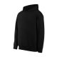 Malfini Chill - Laza szabású, kapucnis, kenguru zsebes unisex pulóver - Fekete - 2XL