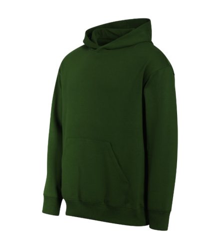 Malfini Chill - Laza szabású, kapucnis, kenguru zsebes unisex pulóver - Üvegzöld - 2XL
