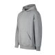 Malfini Chill - Laza szabású, kapucnis, kenguru zsebes unisex pulóver - Sötétszürke melírozott - 2XL