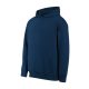 Malfini Chill - Laza szabású, kapucnis, kenguru zsebes unisex pulóver - Éjkék - 3XL
