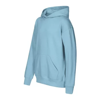   Malfini Chill - Laza szabású, kapucnis, kenguru zsebes gyerek pulóver - Égszínkék - 146 cm/10 éves