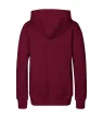 Malfini Chill - Laza szabású, kapucnis, kenguru zsebes gyerek pulóver - Garnet - 158 cm/12 éves