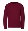 Malfini Crew - Egyenes szabású, low cap ujjú, bolyhos belsős gyerek pulóvere - Garnet - 122 cm/6 éves