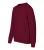 Malfini Crew - Egyenes szabású, low cap ujjú, bolyhos belsős gyerek pulóvere - Garnet - 134 cm/8 éves